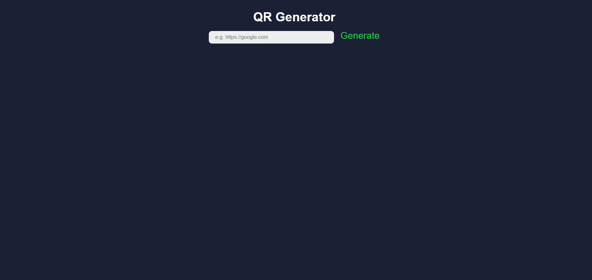 QR Code Generator